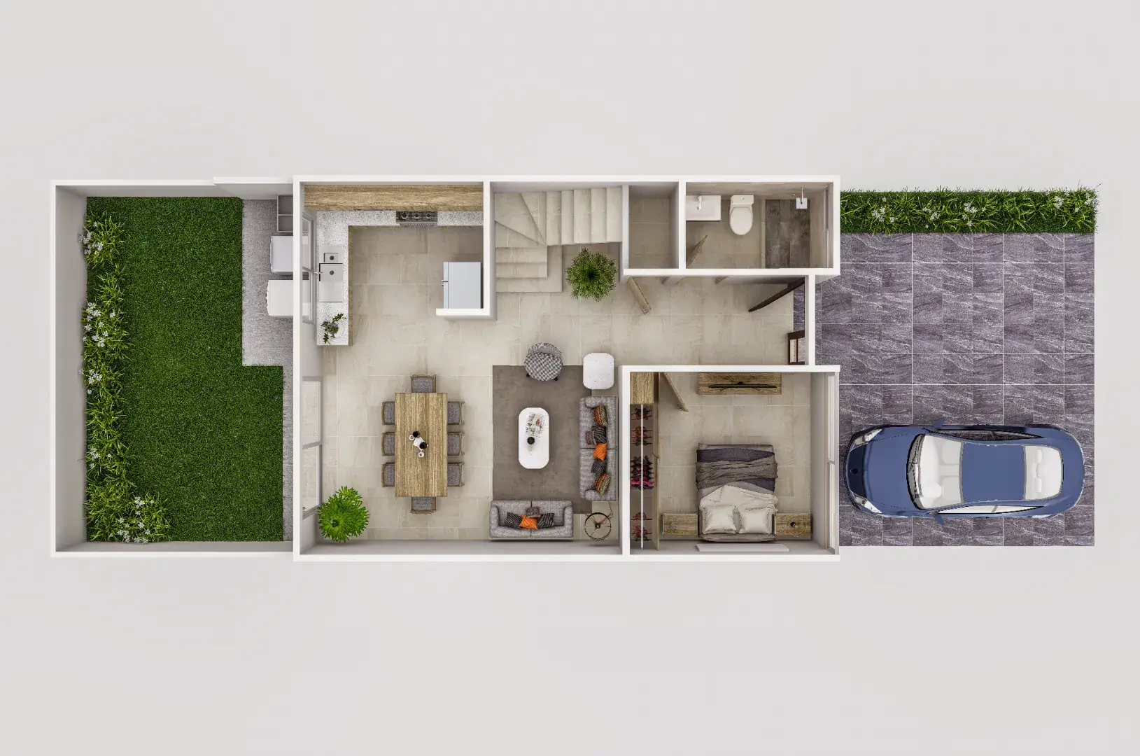 planos-arquitectonicos-planta-baja-caranday-II-sector-creta-casas-javer-malaga